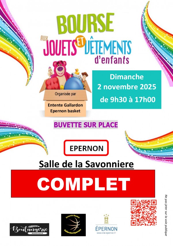 BOURSE AUX JOUETS ET VETEMENTS D'ENFANTS