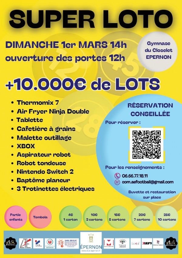 SUPER LOTO Foot et Hand